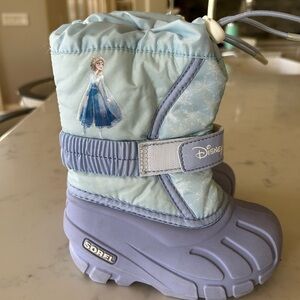 SOREL Disney X Youth Flurry Frozen Elsa Frosted Purple Boot girls